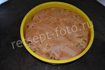 Пирог с мясом на жидком тесте