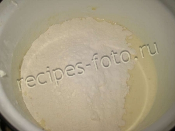 Пирог с творогом и грибами