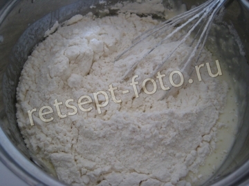 Пирог с вишней на кефире
