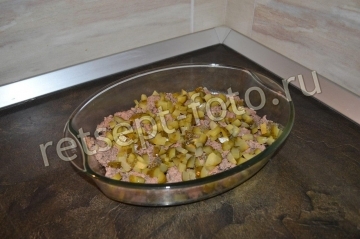 Пирог-запеканка с мясом