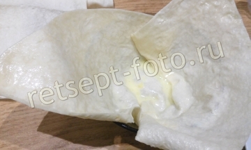 Пирожки из лаваша с курицей и картошкой в духовке