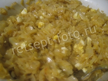 Пирожки с капустой и яйцом в духовке