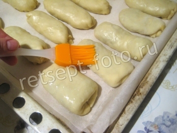 Пирожки с капустой и яйцом в духовке