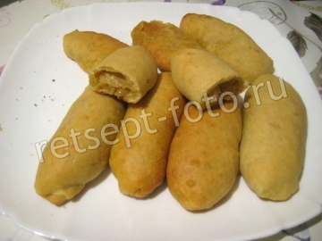 Пирожки с капустой и яйцом в духовке