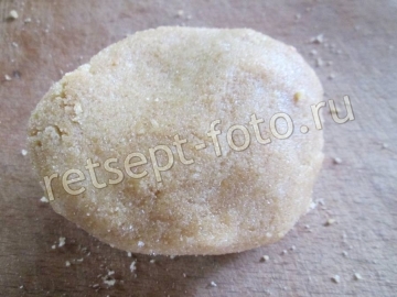 Пирожное из печенья с яблоками без выпечки