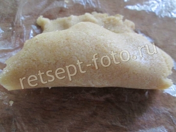 Пирожное из печенья с яблоками без выпечки