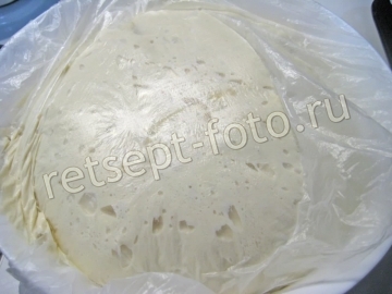 Пицца с грибами на толстом тесте
