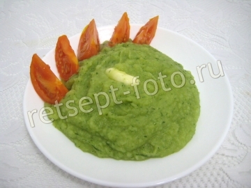 Пюре из брокколи и картофеля на гарнир