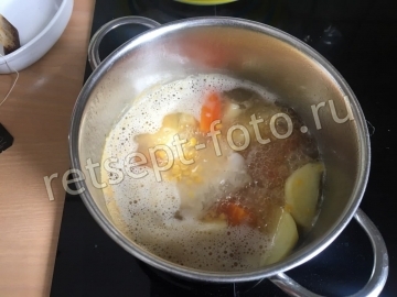Пюре из хека, чечевицы, моркови и картофеля детям до 1 года