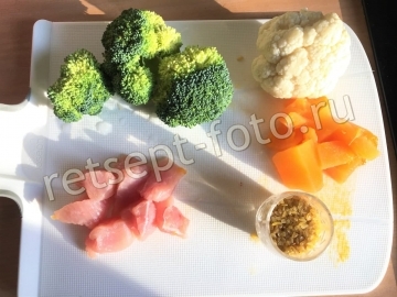 Пюре из индейки с овощами и булгуром для ребенка от 1 года
