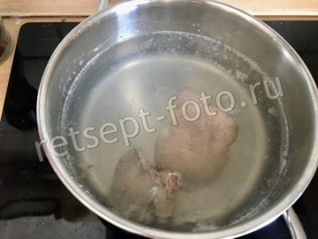 Пюре из куриной печени, картошки и репы детям до 1 года