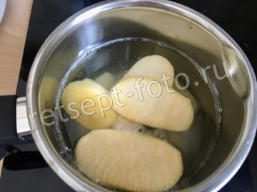 Пюре из куриной печени, картошки и репы детям до 1 года