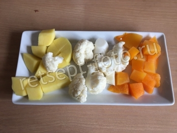 Пюре из телятины с овощами и черным хлебом для грудничка