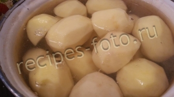 Пюре картофельное с яйцом и молоком