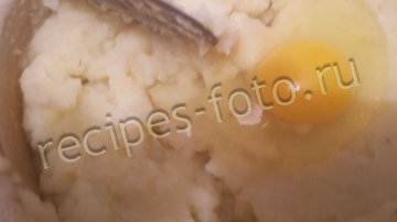 Пюре картофельное с яйцом и молоком