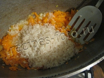 Плов без мяса с овощами