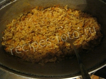 Плов без мяса с овощами