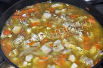 Плов из гречки с курицей