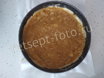 Польский яблочный пирог с безе