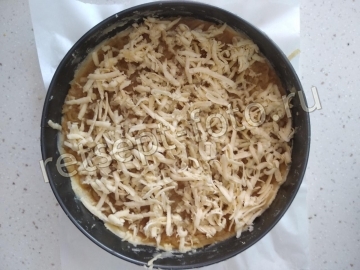 Польский яблочный пирог с безе