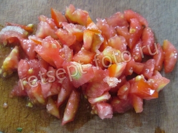 Помидоры фаршированные яйцом и сыром