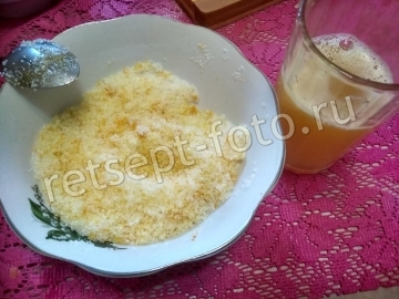 Профитроли с апельсиновым кремом
