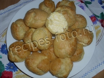 Профитроли с сырной начинкой (эклеры с сыром)