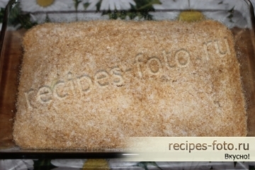 Простой кокосовый пирог со сливками