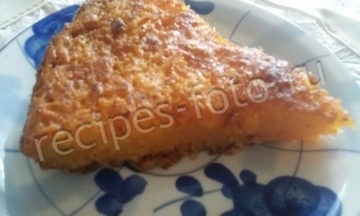 Простой тыквенный пирог с корицей и лимоном