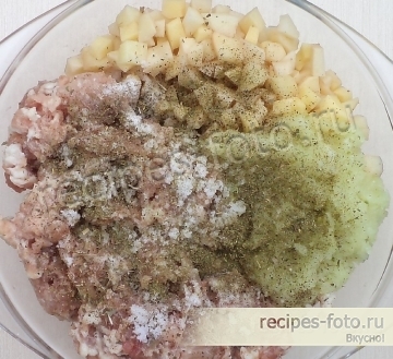 Пирожки жареные с картошкой и мясом