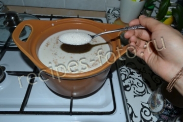 Пшеничная каша на молоке (пропорции)