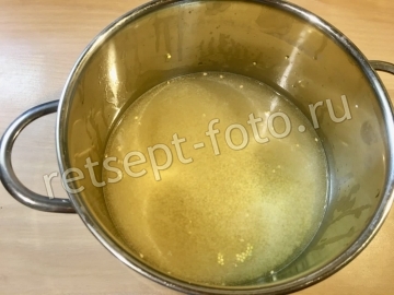 Пшенная каша на молоке и воде для годовалого ребенка