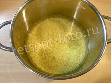 Пшенная каша на молоке и воде для годовалого ребенка