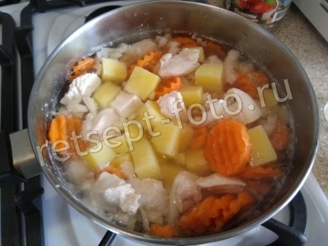 Рагу из овощей с курицей для детей 1,5 года
