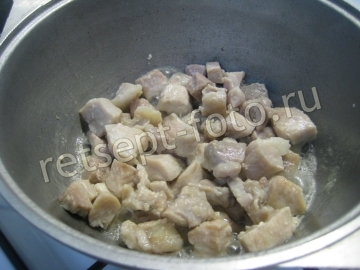 Рагу с мясом, баклажанами и капустой