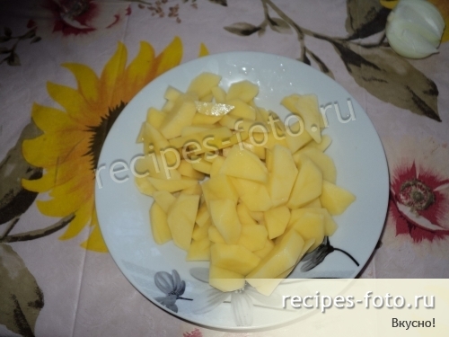 Рассольник с курицей и с рисом