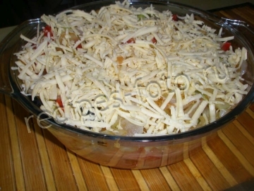 Рататуй с беконом и сыром