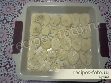 Рыбная запеканка с картофелем и сыром