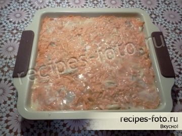 Рыбная запеканка с картофелем и сыром