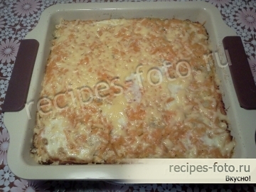 Рыбная запеканка с картофелем и сыром