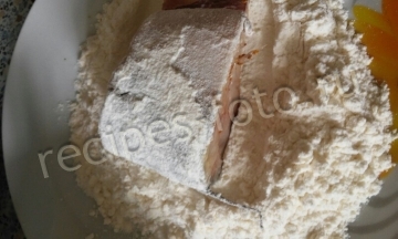 Рыба жареная в муке и яйце