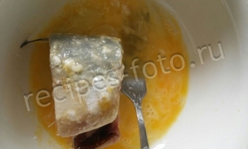 Рыба жареная в муке и яйце