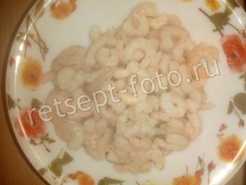 Рис с креветками и ананасами