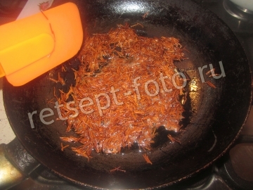 Рис с макаронами и рыбой в кляре