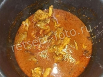 Рис с уткой и овощами по-пекински