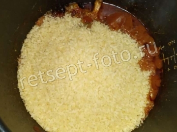 Рис с уткой и овощами по-пекински
