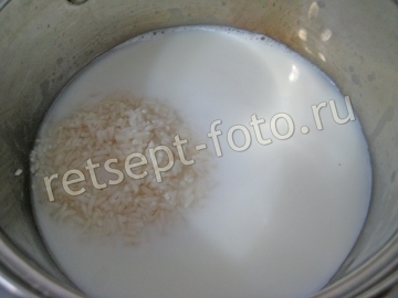 Рисовая запеканка с яблоками и изюмом в духовке