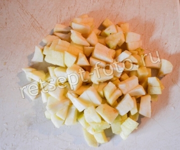 Рогалики с яблоками и корицей на сухих дрожжах