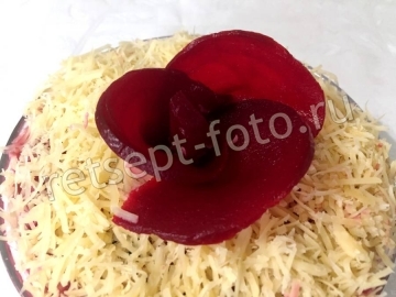 Роза из свеклы