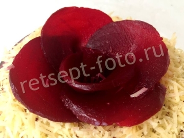 Роза из свеклы